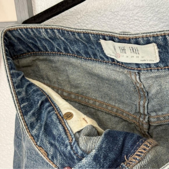 We The Free by Free People women’s size 26 Zip It Up mini denim skirt blue denim - Picture 6 of 9